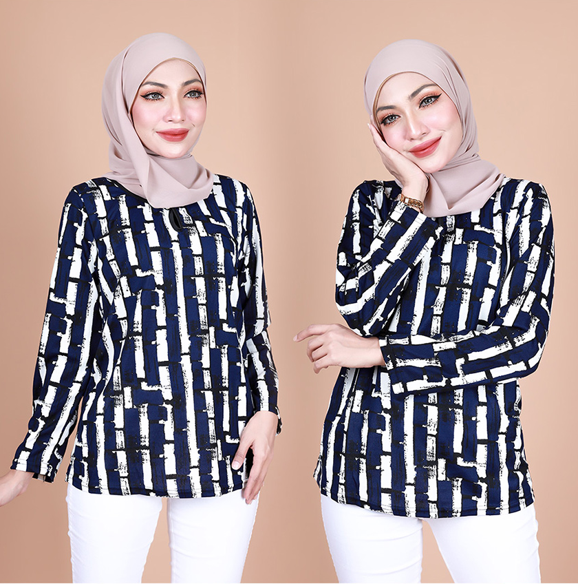 QA-875 - Fashion Long Sleeve Blouse 03